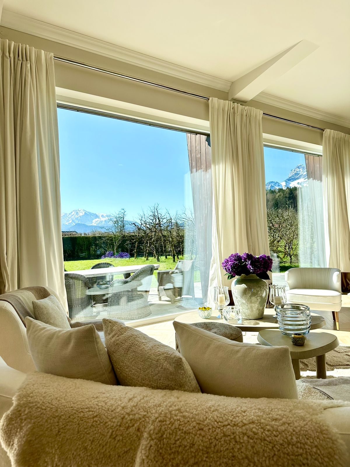 Morning light across Untersberg